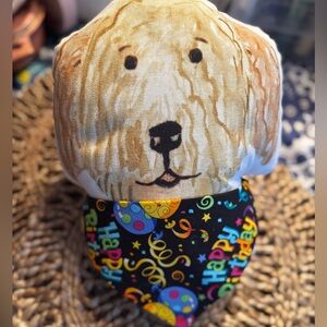Happy Birthday/ Gotcha Day Customizable Dog / Pet Bandanna Sizes XS-XL available